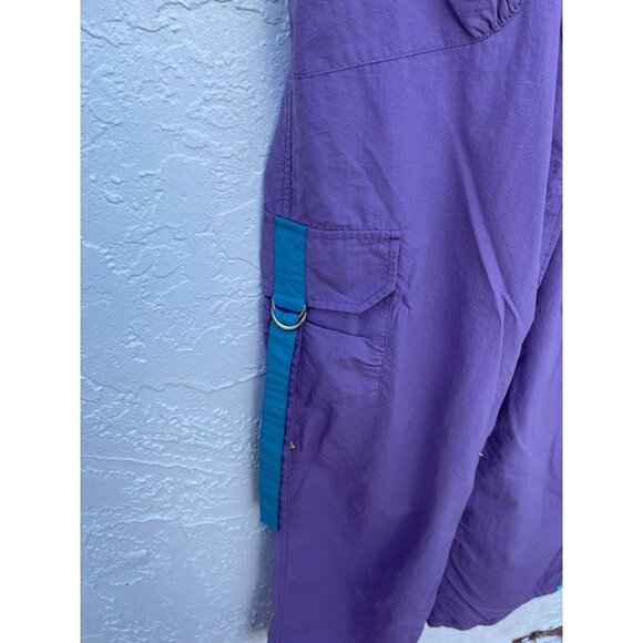 Zumba Womens Craveworthy Fitness Relaxed Cargo Pants Purple Sz M - Picture 6 of 16